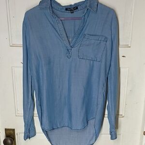 Velvet Heart Denim Blue Top